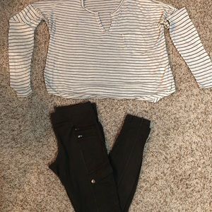 BP Shirt and Express Cargo Legging Combo